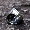 Aztec Design Ring