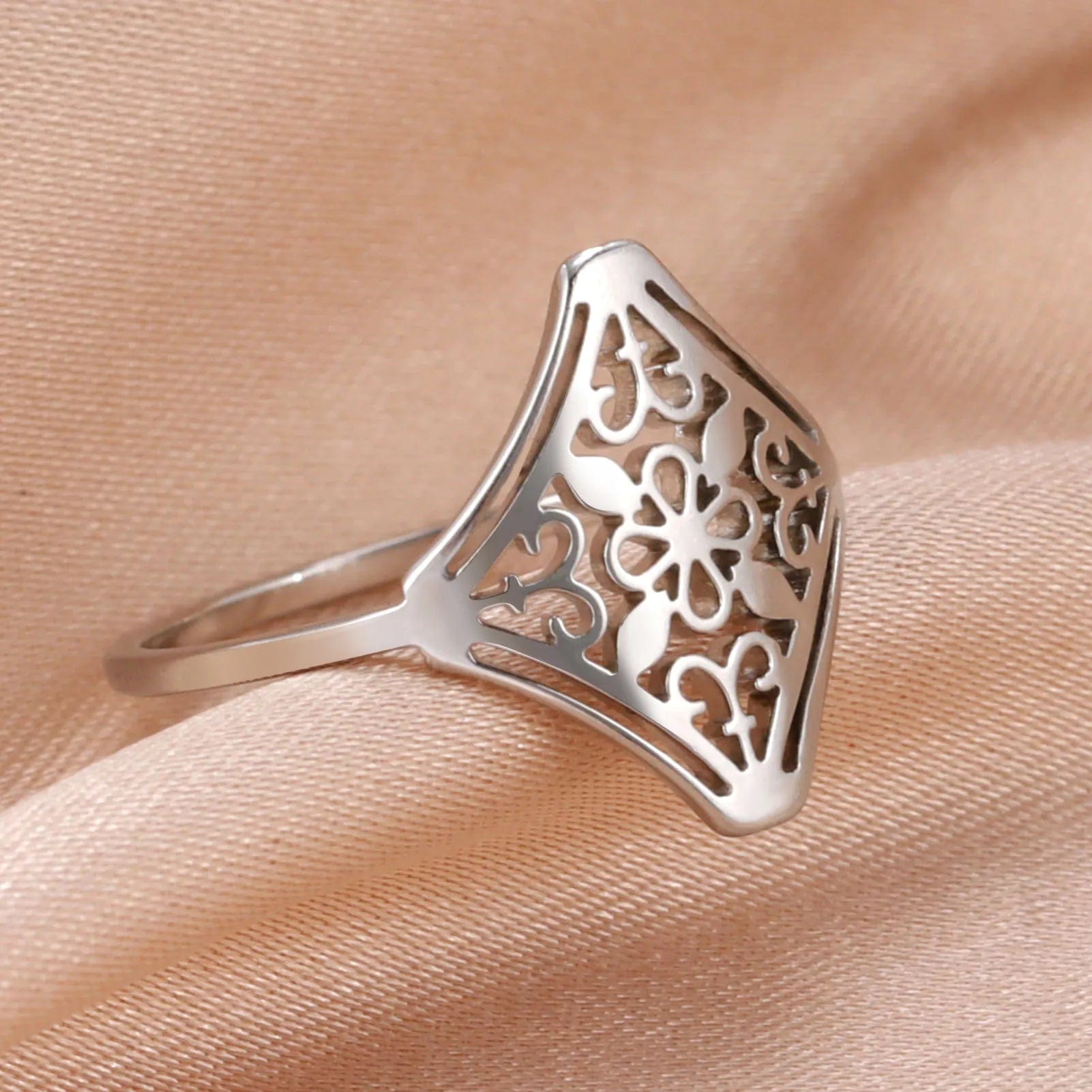 Aztec Silver Ring