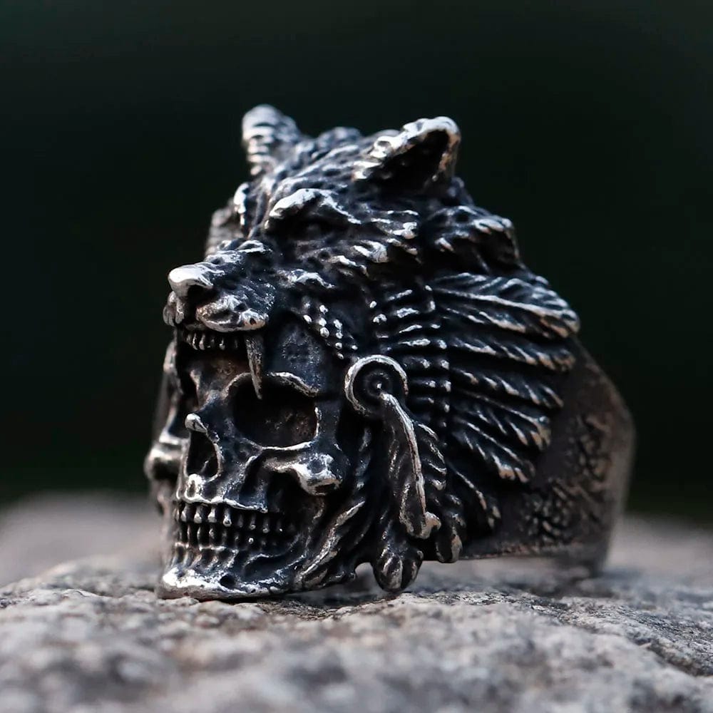 Aztec Warrior Ring