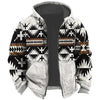 black and white aztec jacket