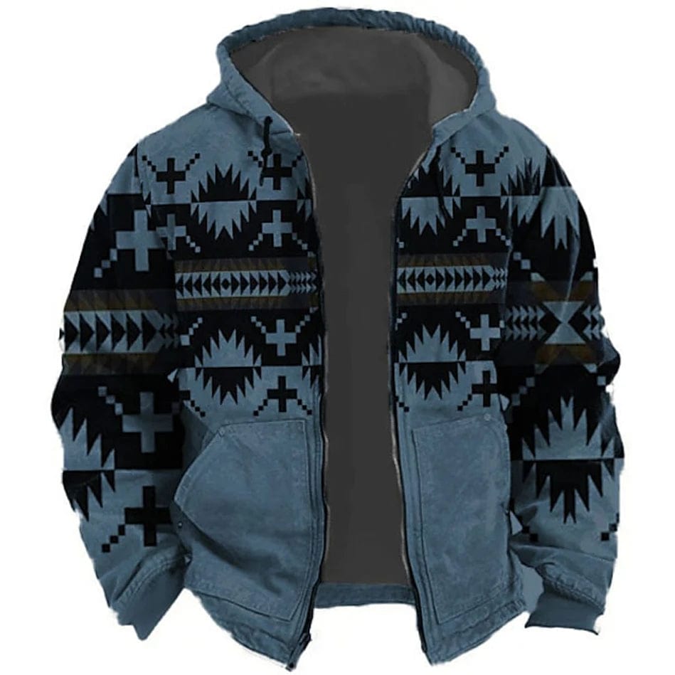 Aztec fleece jacket men's best sale