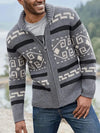 Grey Aztec Cardigan