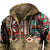 mens western aztec hoodie