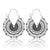 Silver Aztec Earrings
